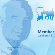 New FECAVA membership card honours Saki Paatsama