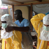 Save the Children conducting Ebola case review