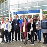 Chinese vet school reps visit Edinburgh