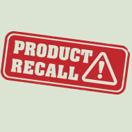 Product defect recall alert