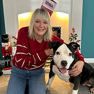 Rescue dog set for first Christmas in new home